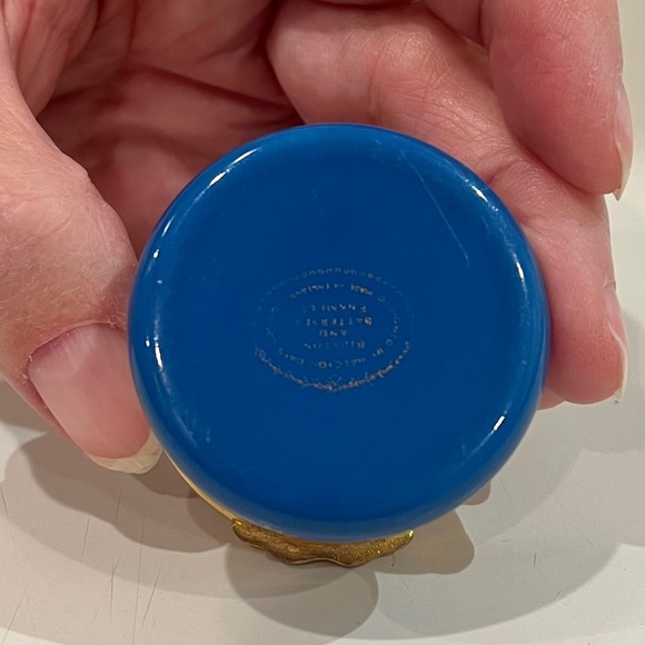 🎄Bilston and Battersea Halcyon Days Enamel Trinket Jewelry Box Christmas 1979 - Picture 8 of 8